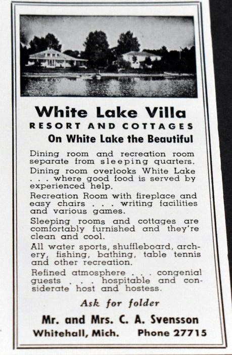 White Lake Villa Resort - Flyer